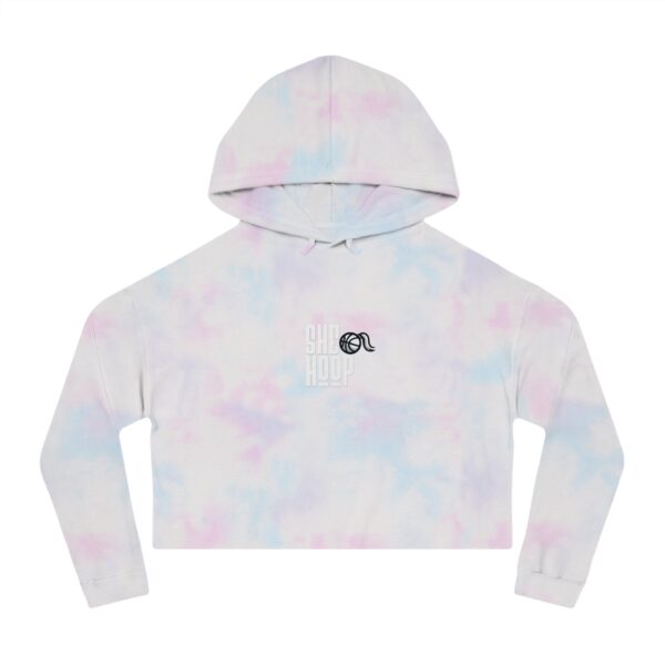 SheHoop Cropped Hooded Sweatshirt - Image 4