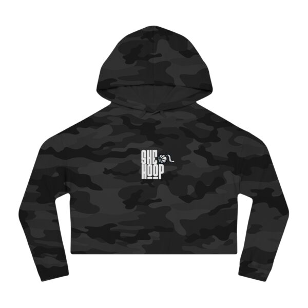 SheHoop Cropped Hooded Sweatshirt - Image 2