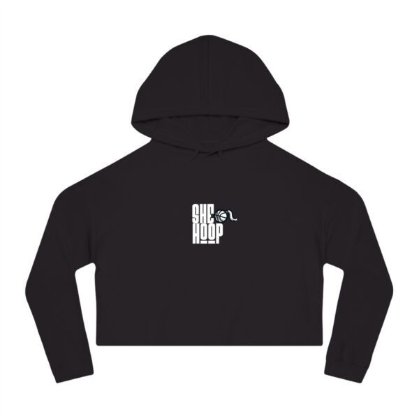 SheHoop Cropped Hooded Sweatshirt - Image 6