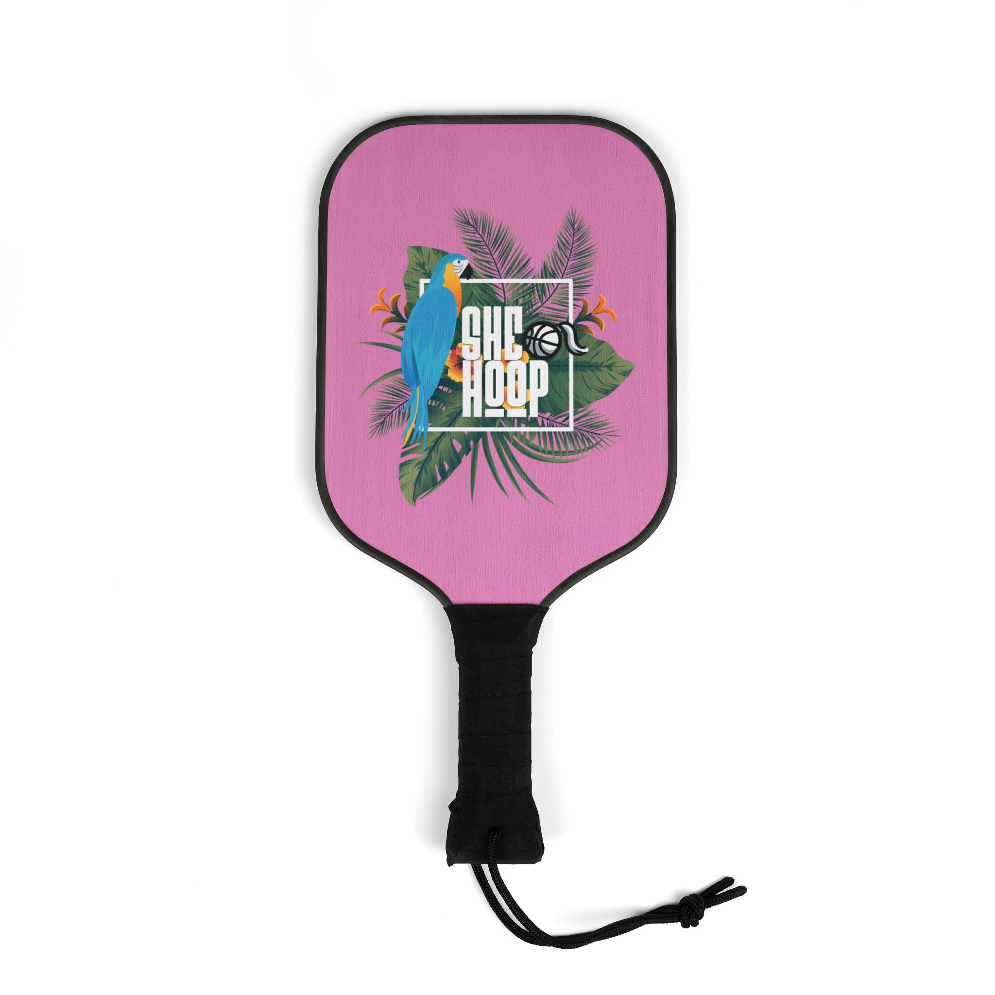 She Hoop Tropical Pickleball Paddle Set